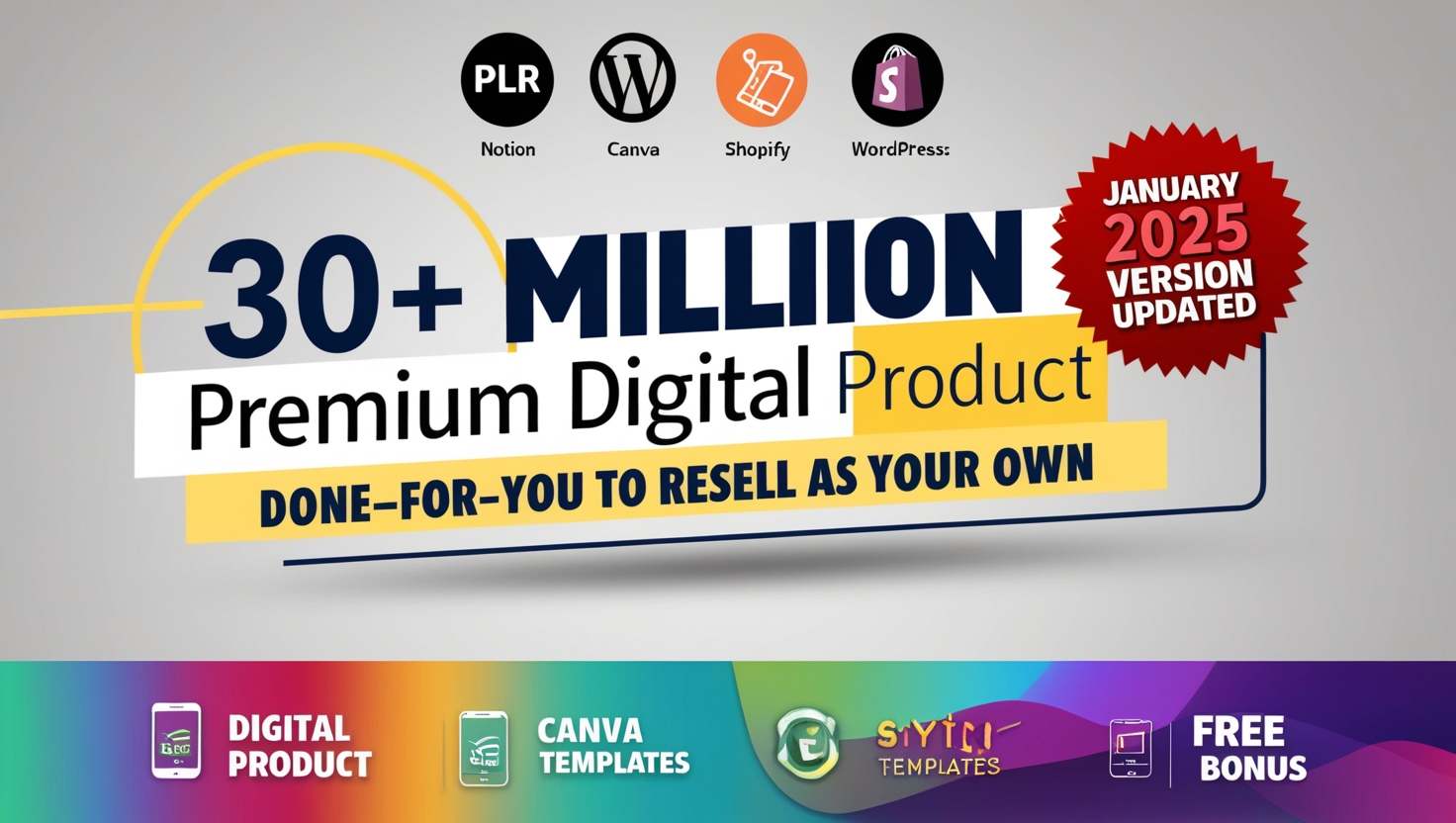 30+ Million Digital Products