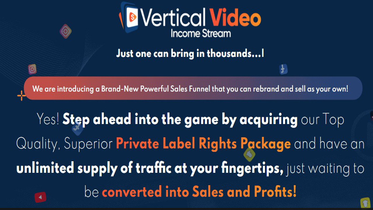 VERTICAL VIDEO INCOME STREAM REVIEW